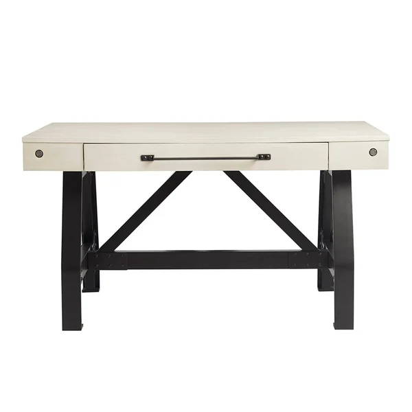INK+IVY Lancaster Desk, Oak/Silver