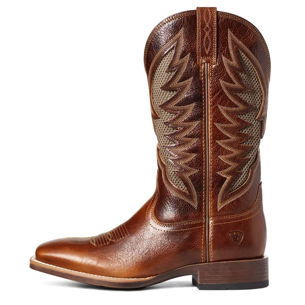 Ariat Men's VentTEK Ultra Gingersnap Brown Square Toe Boots 10035938