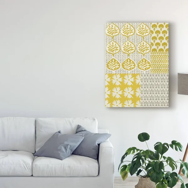 Trademark Fine Art 'Marigold Patterns I' Canvas Art by Chariklia Zarris, Size: 18 x 24