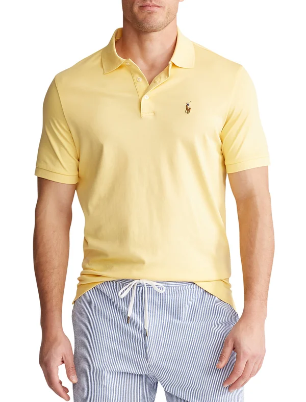 Polo Ralph Lauren Men's Big & Tall Classic Fit Soft Cotton Polo - Empire Yellow