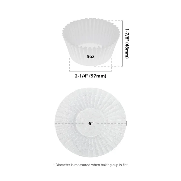 Royal 6x22 Baking Cup - Case of 10, 000