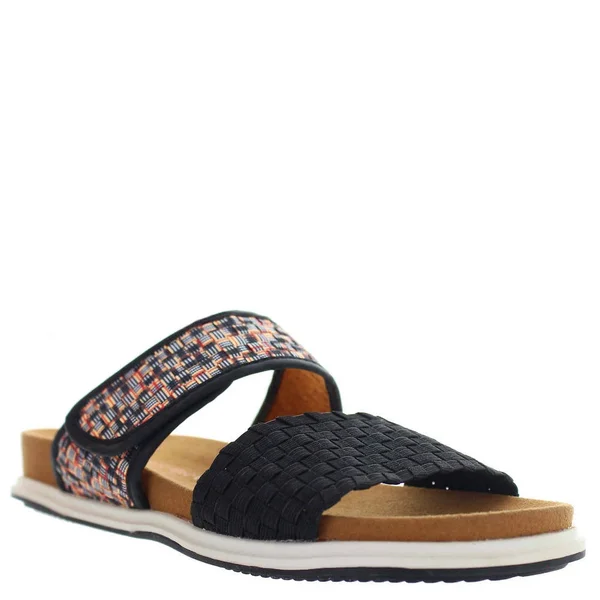 Bernie Mev Women's Apollo Slide Sandal, Size: 40, Black