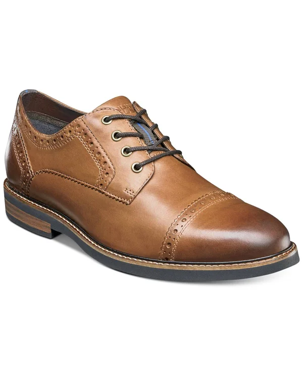 Nunn Bush Overland Cap Toe Oxford - Men's - Tan
