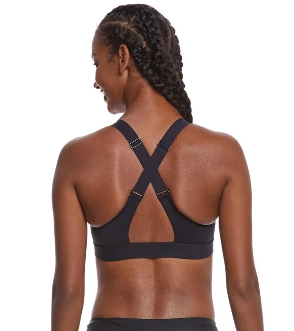 Under Armour Women's Eclipse High Impact Front Zip Sports Bra, Black, 36A