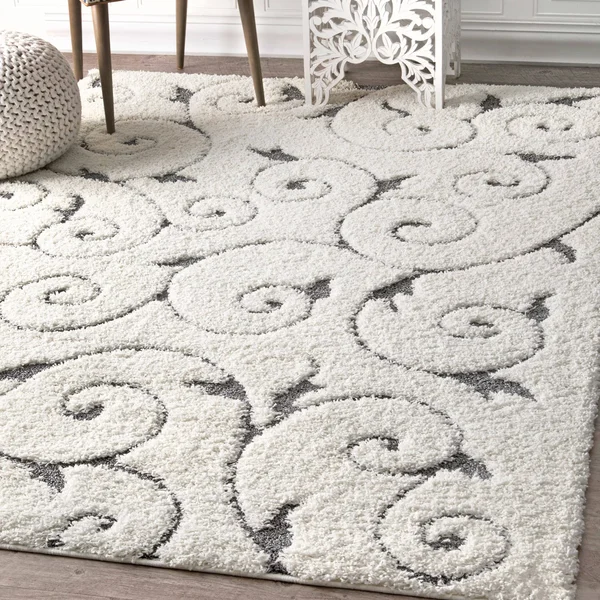 nuLOOM Maisha Machine Made Beige 6& 7x22 x 9& Area Rug