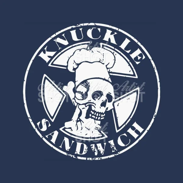Premium Guy Fieri Knuckle Sandwich Ladies Denim Jacket by Artistshot