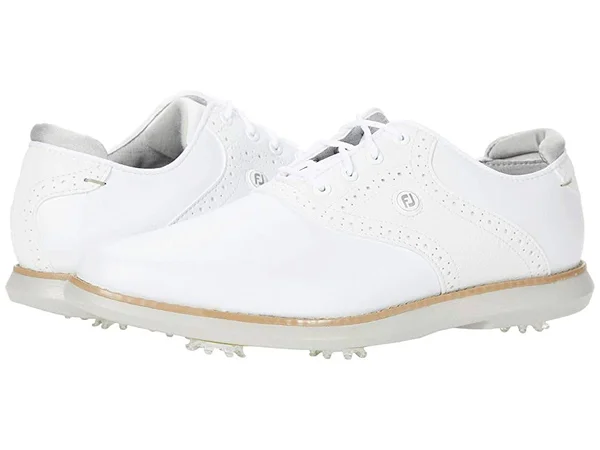 FootJoy Women's Traditions Golf Shoes White W 7.5