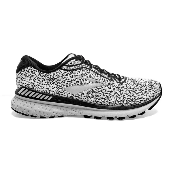 Women's Brooks Adrenaline GTS 20 Running Shoe - White/Black - Size 5.5