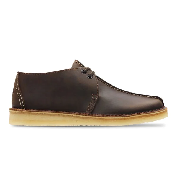 Men's Clarks Desert Trek Boot - Size: 8, Beeswax
