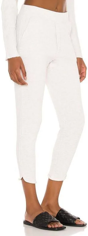 Frank & Eileen TeeLab Tulip Ankle Sweatpant White S