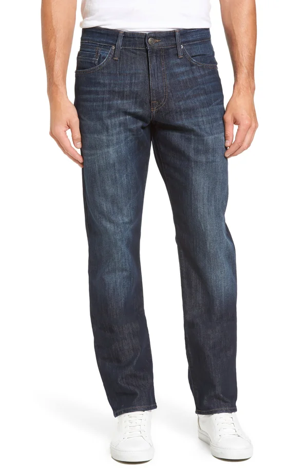 Mavi Jeans Matt Relaxed Straight Leg in Dark Stanford Jeans - Blue