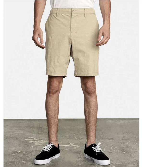 RVCA Back in Hybrid Walk Shorts - Khaki - 30