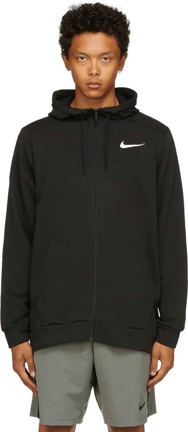 Nike Black Dri-Fit Full-Zip Hoodie