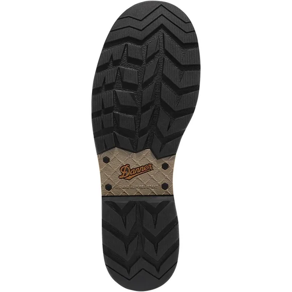 Men's Danner Steel Yard 6 inch Hot Steel Toe Work Boot, Size: 14, Brown
