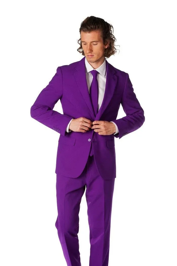 Opposuits Men's Purple Prince Suit