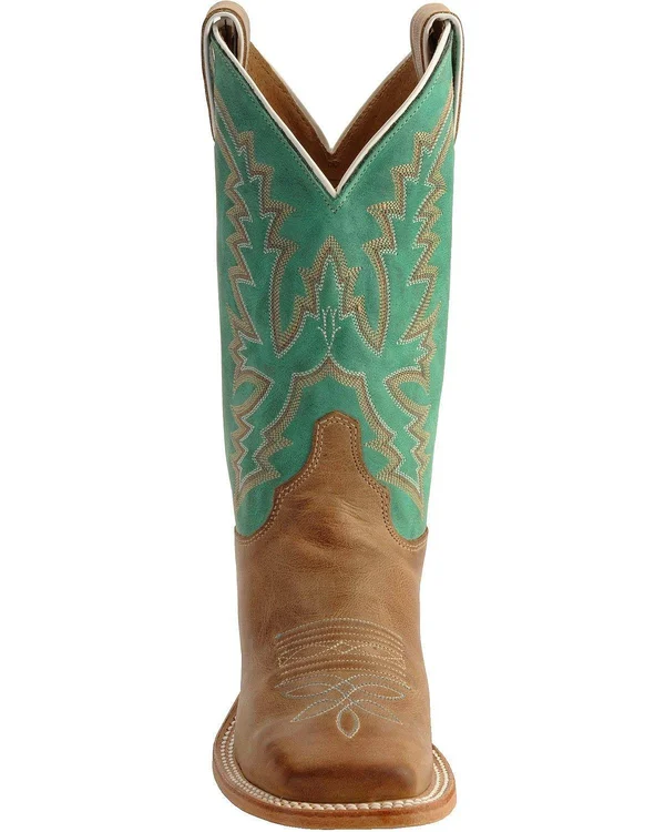Women's Bent Rail Western Justin Boots - Turquoise