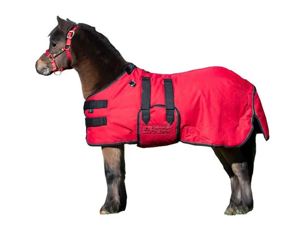 Ozark Mini/Pony Roustabout Blanket L Red, Size: Large