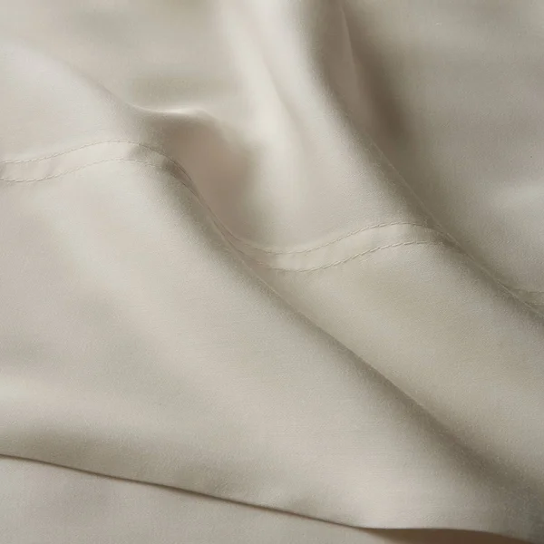 Legends Hotel Tencel Lyocell Sateen Flat Sheet - Sterling - Gray - Size Queen, The Company Store