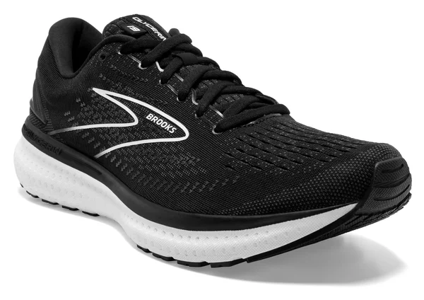 Men's Brooks Glycerin 19 Running Shoe Black/White 8.5