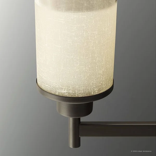 Luxury Contemporary Chandelier - 19.8125x22H x 34.167x22W, with Transitional Style, Olde Bronze Finish by Urban Ambiance UHP2020