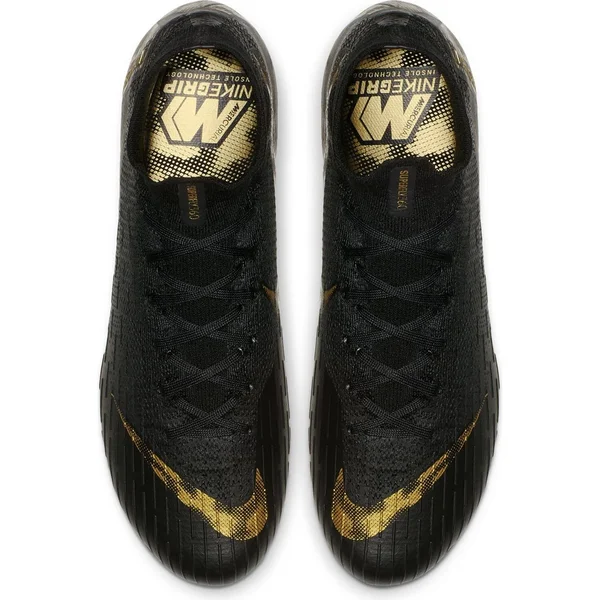 Nike Mercurial Superfly 6 Elite Firm Ground Soccer Shoes - in Black/Gold - Size 8