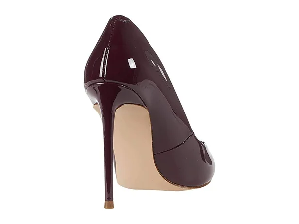 Steve Madden Vala Burgundy Patent, Size 6