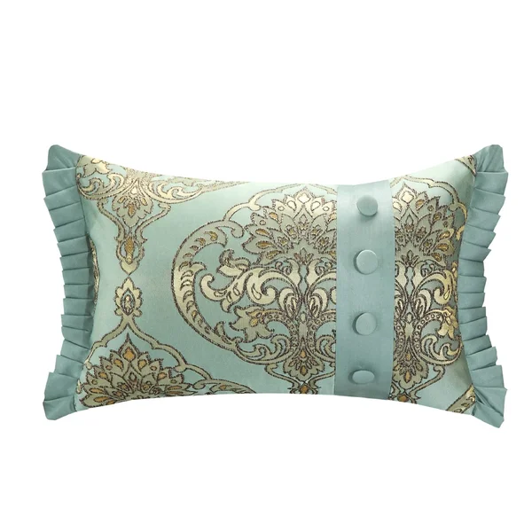Chic Home Giovani 9-Piece Jacquard Comforter Set - Size: Queen, Gold