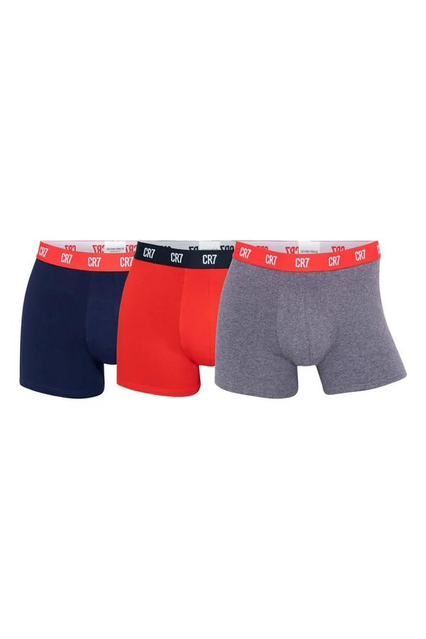 CR7 Cristiano Ronaldo Men's Basic Trunk - Pack of 3 - Multi - Size 2XL