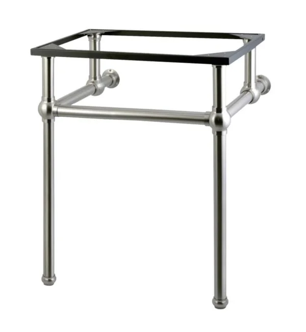 Kingston Brass VBH242030PN Templeton 24x22 x 20-3/8x22 x 30x22 Brass Console Sink Legs - Polished Nickel