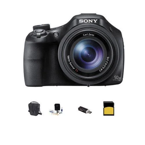 Sony Cyber-shot Dsc-hx400v Digital Camera, 20.4MP, 50X Optical Zoom, Bundle with 16GB Class 10 SDHC