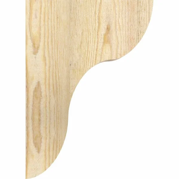 4x22W x 8x22D x 8x22H Carmel Rough Sawn Corbel - Douglas Fir