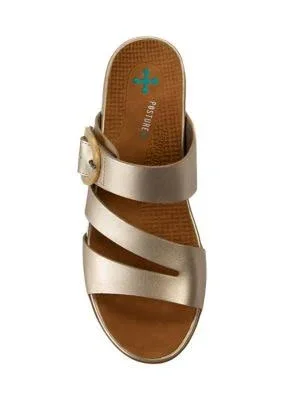 Baretraps Laralee Wedge Sandals - Soft Gold