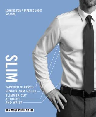 Van Heusen Men's Slim-Fit Flex Collar Twill Dress Shirt - Gray 17.5 36/37