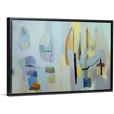 An Honest Answer by Caroline Rufo - Painting Print on Canvas Wrought Studio Format: Black Floater Framed Canvas, Size: 26x22 H x