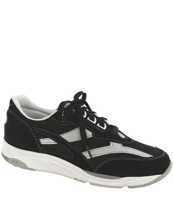 SAS Tour Mesh (Black/Silver) Women's Shoes