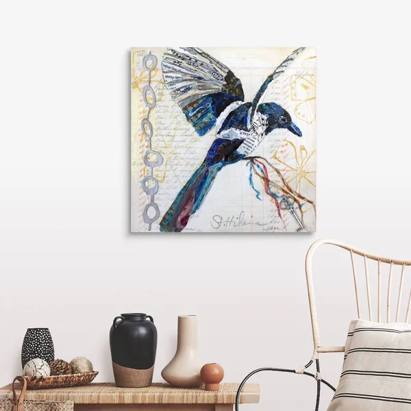 Happy Bird II, Canvas Wall Art, 30x30, Great Big Canvas
