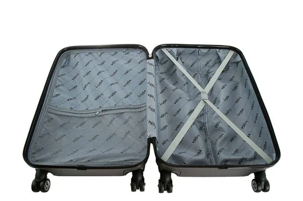 Inusa New York Lightweight Hardside Spinner 20 inch Carry-On, Black