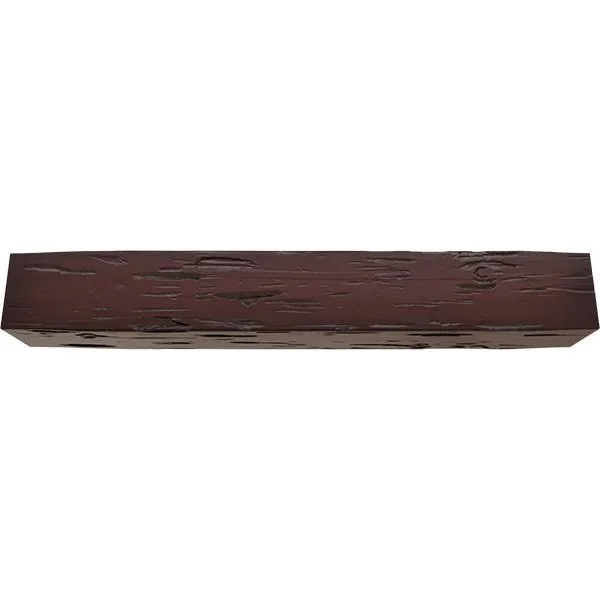 Ekena Millwork MANUPC08X12X72ZY 8x22H x 12x22D x 72x22W Pecky Cypress Faux Wood Fireplace Mantel, Premium Cherry