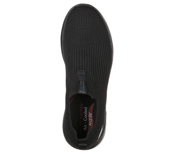 Skechers Men's GOwalk Arch Fit Iconic Slip-On - Black/Black