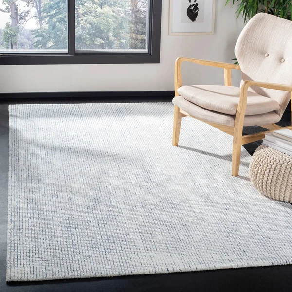 Safavieh 5& x 8& Abstract ABT470M Ivory, Blue Rug