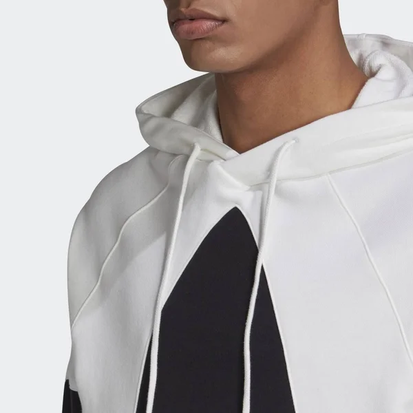 Adidas Originals Big Trefoil Hoodie White - Men's, Size: XS
