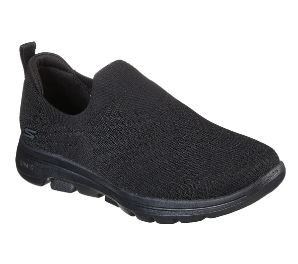 Skechers GOwalk 5 - Coastal View Black - Size 8.0