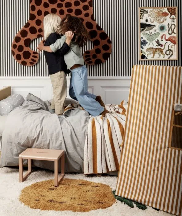 Ferm Living - Thin Striped Tent - Mustard