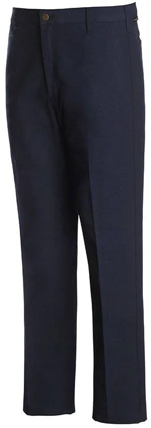 Workrite Pants, 30 in, Navy, Zipper and Button Fp50nv