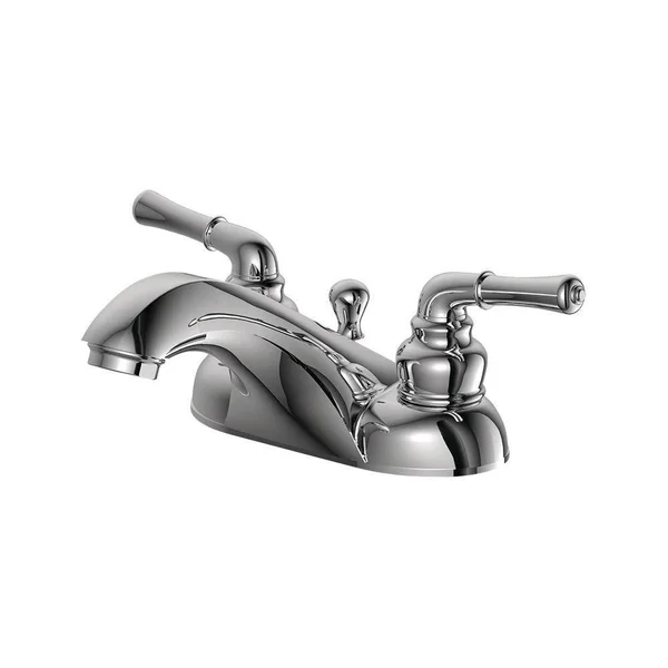 Ez-flo Prestige Chrome 2-Handle 4-in Centerset WaterSense Bathroom Sink Faucet with Drain, 10233