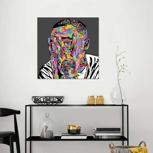 iCanvas Canvases Multi - TECHNODROME1 Mac Miller Wrapped Canvas