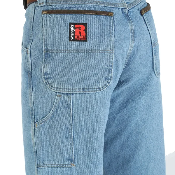 Men's Riggs Workwear by Wrangler Vintage Indigo Carpenter Jean