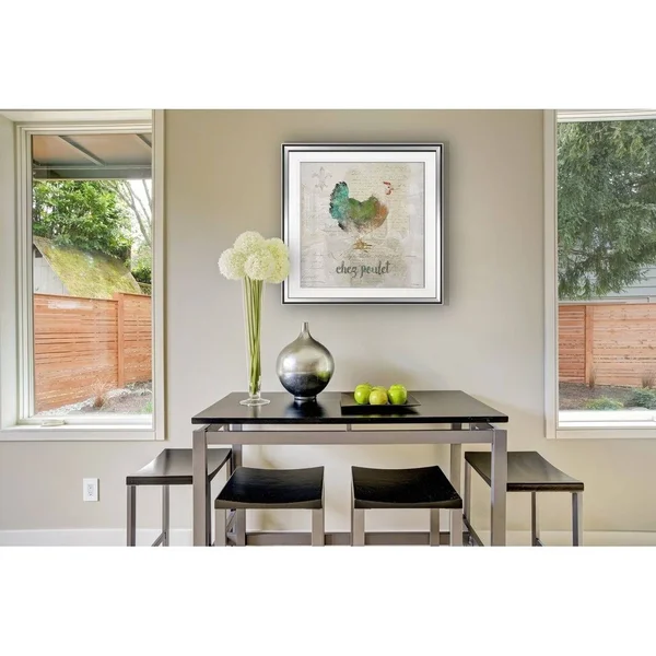 Poppies II -Framed Giclee Print - 24 x 24