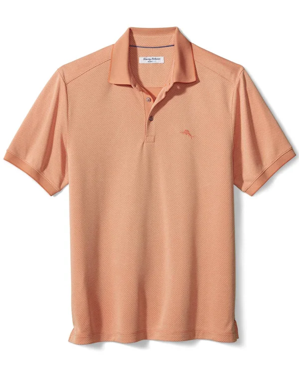 Tommy Bahama Men's Diamond Dunes Polo - Habanero - Size L
