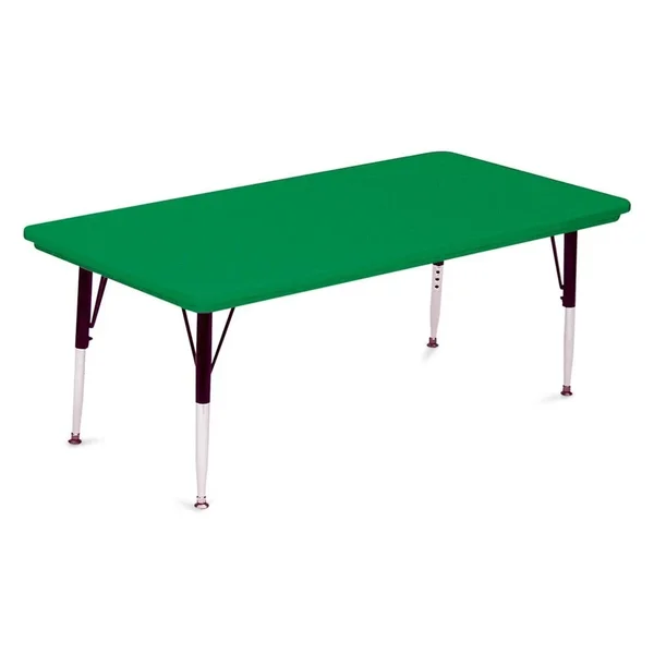 Correll - Inc. Rectangular Activity Table, Green